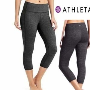 ATHLETA Chaturanga Capri‎  Leggings Size XS Dark Gray